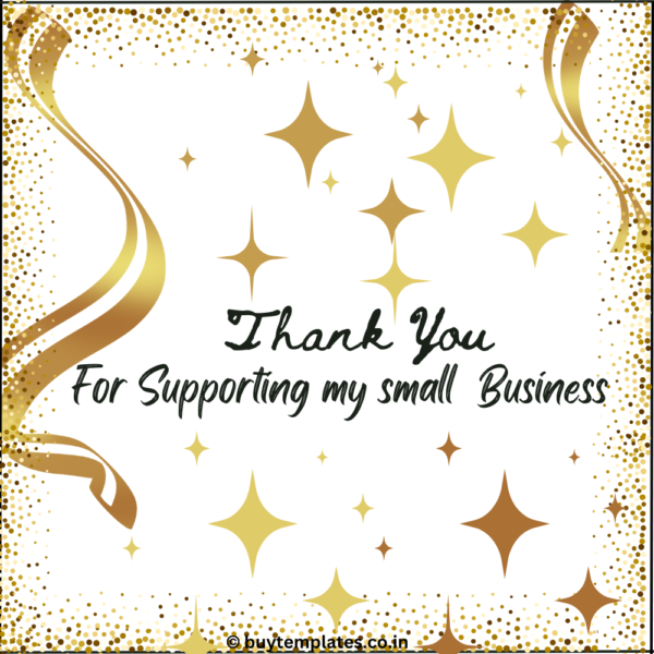 Thank you card for Business