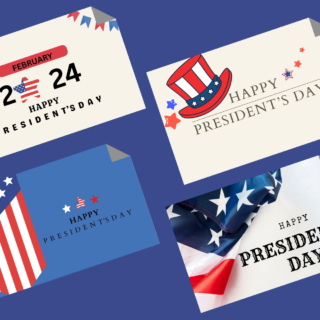 Happy Presidents Day Greeting Card Templates