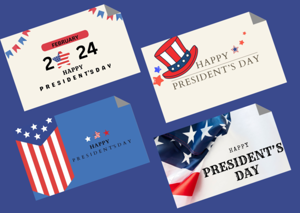 Happy Presidents Day Greeting Card Templates